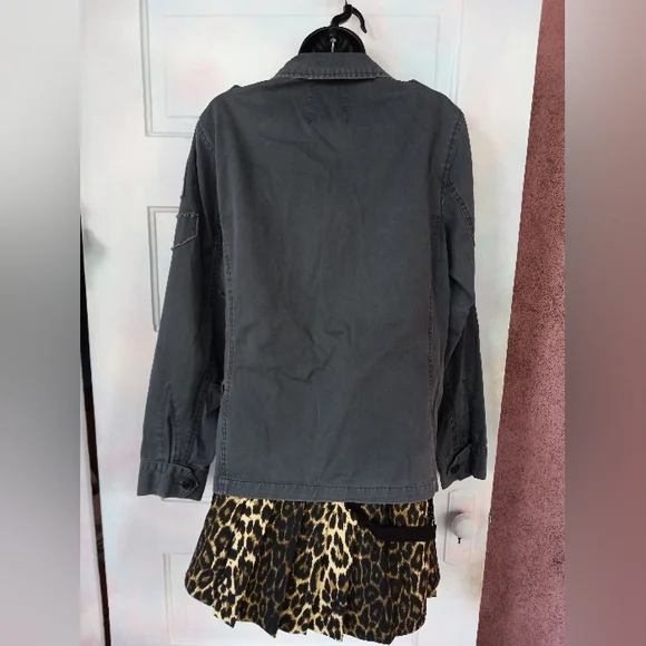 Vintage tripp nyc military goth super rare grey wash jacket! EUC! - Picture 4 of 9